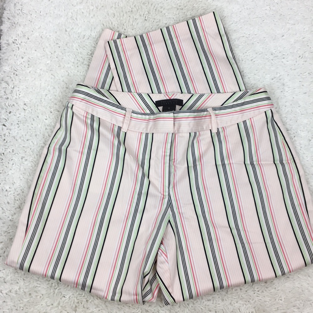 The Limited Stretch Multicolored Striped Capris